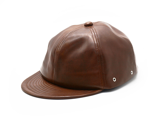 全2色【Mr.FATMAN/ミスターファットマン】2024AW「Leather Short Brim