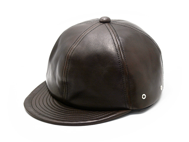 全2色【Mr.FATMAN/ミスターファットマン】2024AW「Leather Short Brim