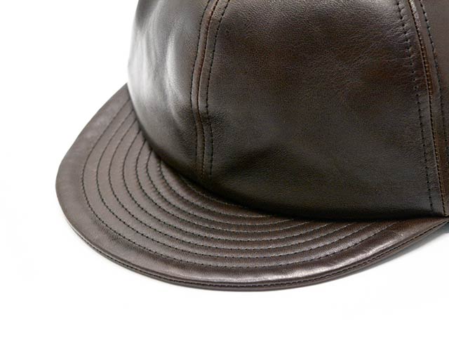 全2色【Mr.FATMAN/ミスターファットマン】2024AW「Leather Short Brim