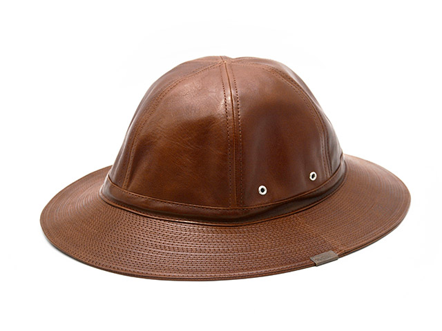 全2色【Mr.FATMAN/ミスターファットマン】2024AW「Leather Fatigue Hat