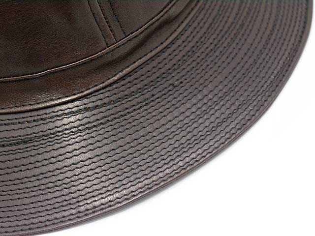 全2色【Mr.FATMAN/ミスターファットマン】2024AW「Leather Fatigue Hat