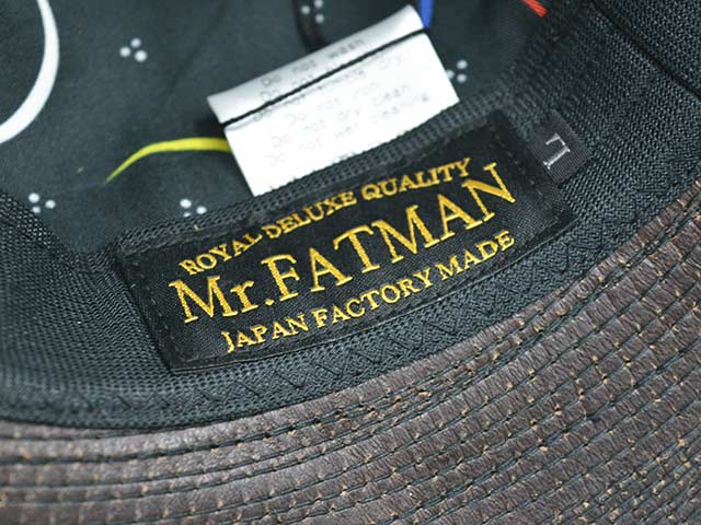 全2色【Mr.FATMAN/ミスターファットマン】2024AW「Leather Fatigue Hat
