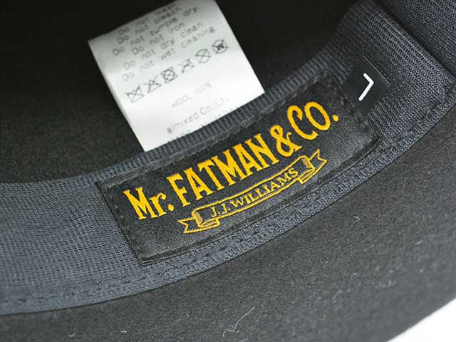 J.J. WILLIAMS FEDORA by Mr.FATMAN/J.J.ウィリアムスフェドラby