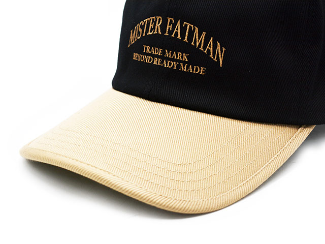 Mr.FATMAN/ミスターファットマン】2026AW「Two Tone Embroidery Cap