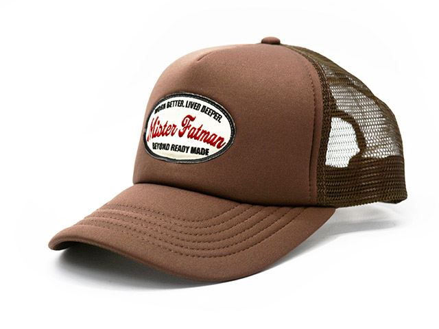 全6色【Mr.FATMAN/ミスターファットマン】2026SS「Wappen Mesh Cap