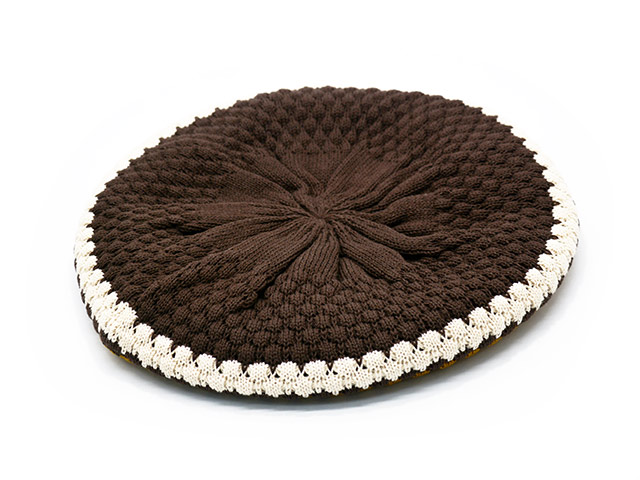 Mr.FATMAN BIG TUM KNIT BERET ブラウン 全3色【Mr.FATMAN/ミスターファットマン】2026SS「Big Tum Multi Knit