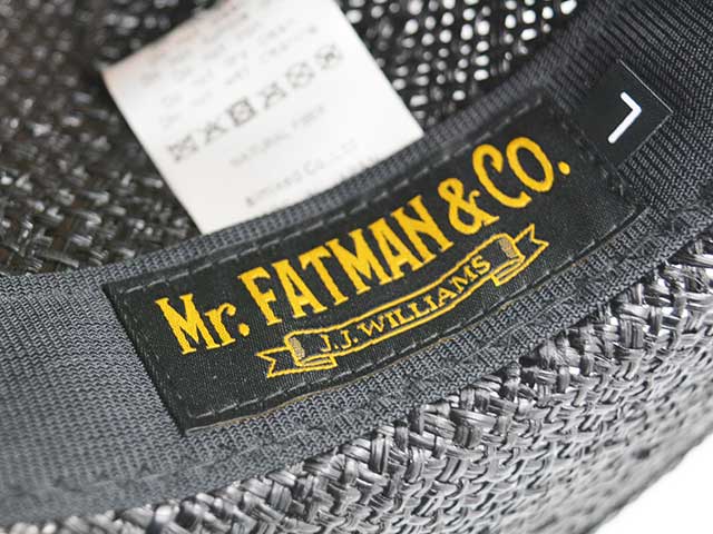 Mr.FATMAN/ミスターファットマン】2025SS「Shelby Bao Hat/シェルビー