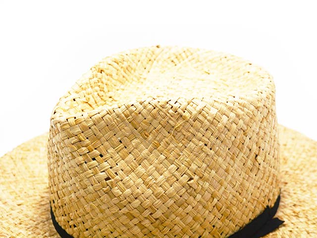 未使用品 Mr.FATMAN ファットハッター 天然草木100% ハット 麦藁 Mr.FATMAN/ミスターファットマン】2025SS「Gambler Raffia Hat