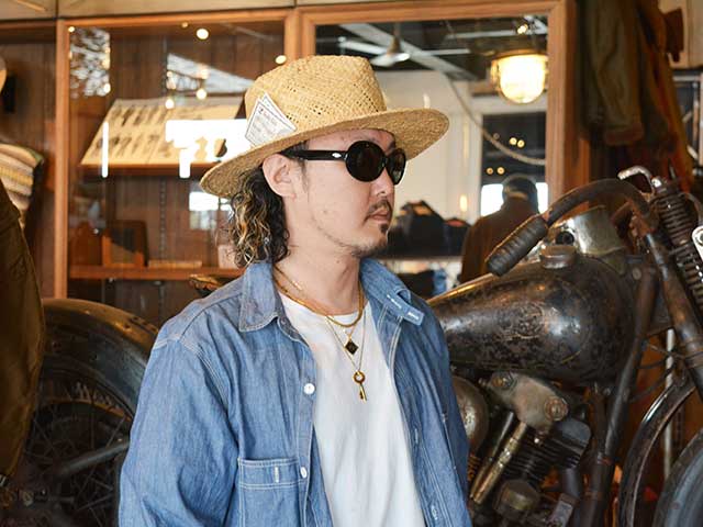Mr.FATMAN/ミスターファットマン】2025SS「Gambler Raffia Hat