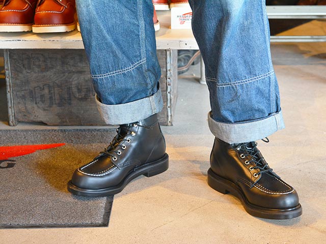 RED WING/レッドウイング】「6 inch Super Sole”Moc Toe”/6インチスーパーソール”モックトゥ”」(8133/Black  Chrome)(ワークブーツ/アメカジ/ウルフパック) : 8133 : WOLF PACK Yahooストア店 - 通販 - Yahoo!ショッピング