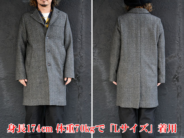WILD AT HEART/ワイルドアットハート】2025AW「Herringbone Wool Coat