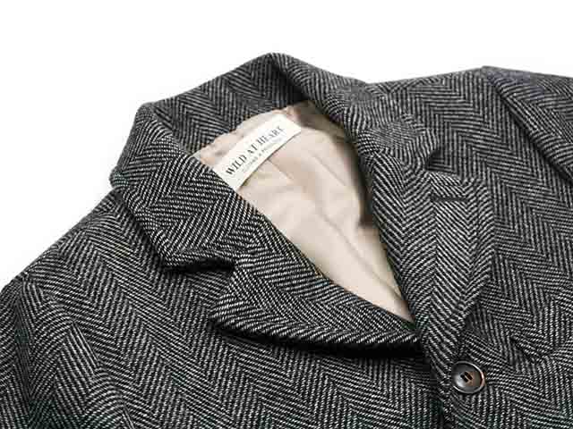 WILD AT HEART/ワイルドアットハート】2025AW「Herringbone Wool Coat