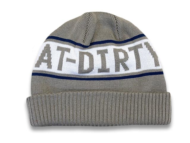 全3色【AT-DIRTY/アットダーティー】2022AW「Logo Knit Cap/ロゴニット