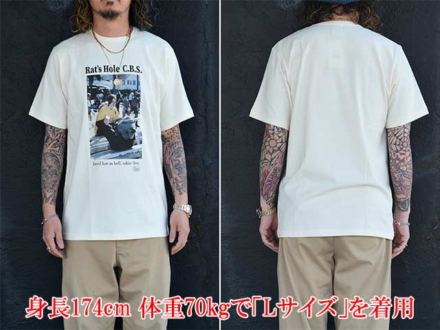 AT-DIRTY/アットダーティー】2026SS「Rat's Hole C.B.S S/S Tee/ラッツ