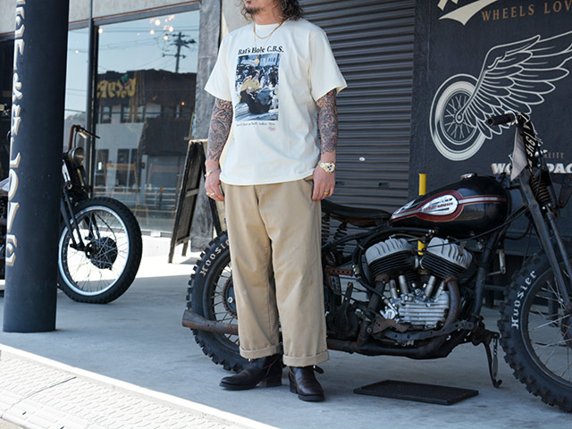 AT-DIRTY/アットダーティー】2026SS「Rat's Hole C.B.S S/S Tee/ラッツ