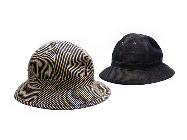 全2色【AT-DIRTY/アットダーティー】2026SS「Denim Fatigue Hat/デニム