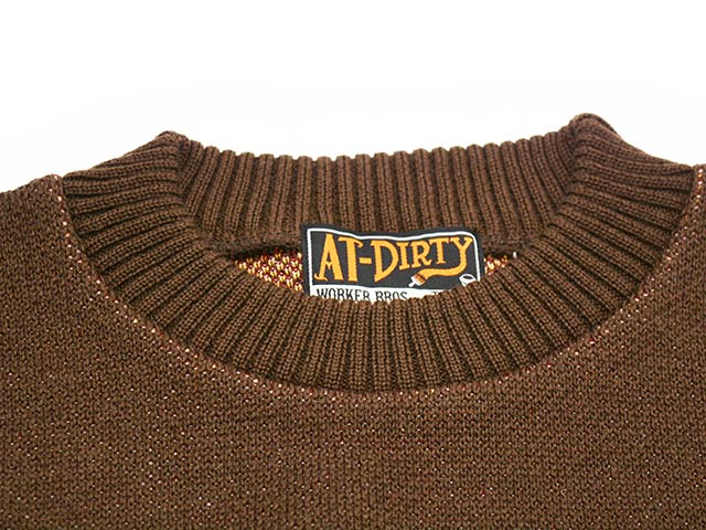 全3色【AT-DIRTY/アットダーティー】2025AW「Dirty Fire Knit 