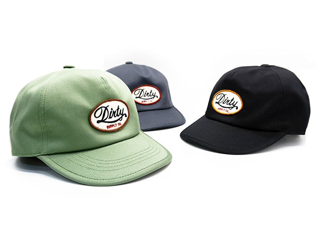 全3色【AT-DIRTY/アットダーティー】2025SS「Oval Truckers Cap