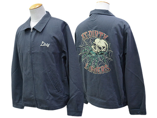AT-DIRTY WORKERS ALLS XL アットダーティー 全2色【AT-DIRTY/アットダーティー】2026SS「Skull Spider Jacket