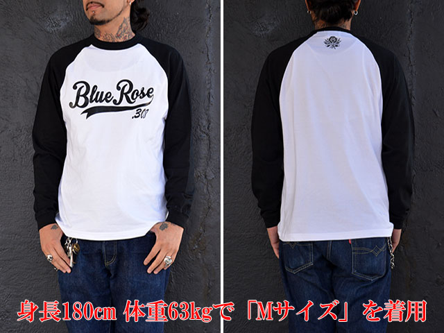 BLUE ROSE.308/ブルーローズ.308】「Crew Neck Raglan L/S Tee