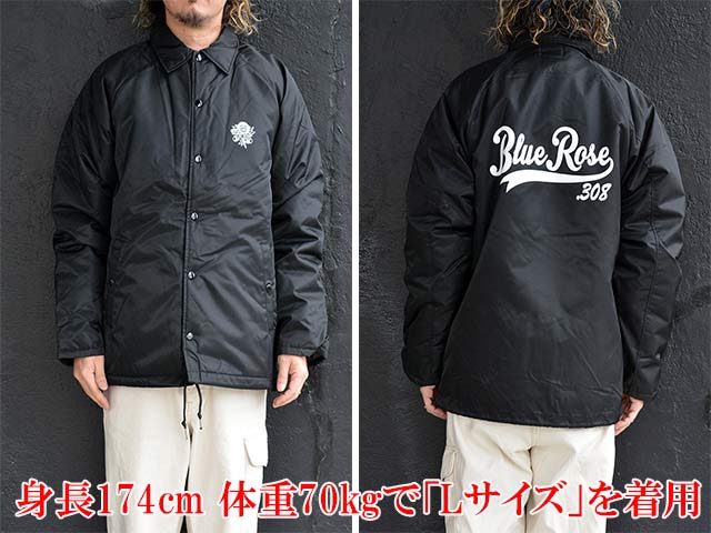PIG&ROOSTER ピッグアンドルースター　ボアライニング　コーチジャケット BLUE ROSE.308/ブルーローズ.308】「Boa Lining Coach Jacket