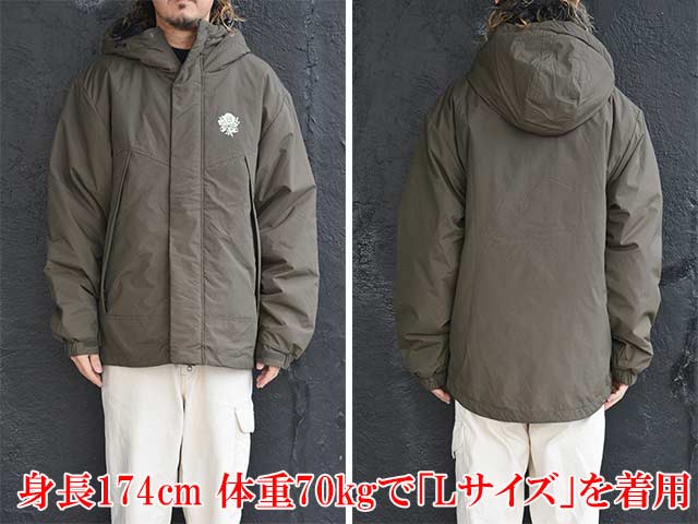 KRY シェルパーカー ブルーローズ 全3色【BLUE ROSE.308/ブルーローズ.308】「Warm Shell Parka/ウォーム