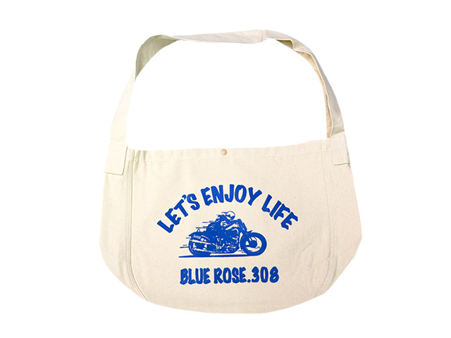 全3色【BLUE ROSE.308/ブルーローズ.308】「Canvs Newspaper Bag”ENJOY
