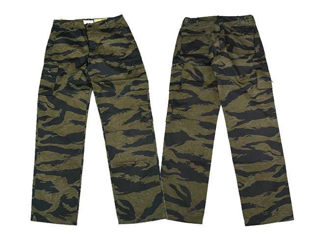 BUZZ RICKSON'S/バズリクソンズ】「Black Tiger Pattern Trousers Over