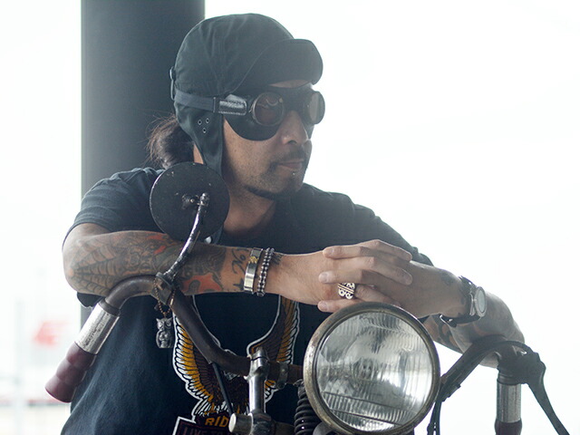 BLACKSIGN ブラックサイン　kimo-G バイクゴーグル BLACK SIGN/ブラックサイン】「Wild Buffalo”kimo-G”Optical Goggle