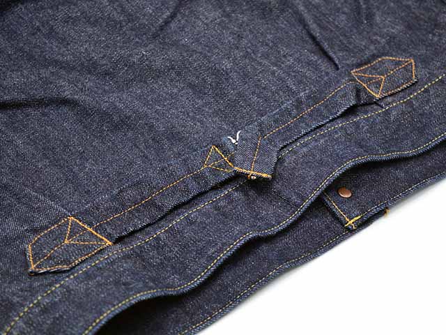 BLACK SIGN/ブラックサイン】「14oz Denim Pleats Jacket/14オンス