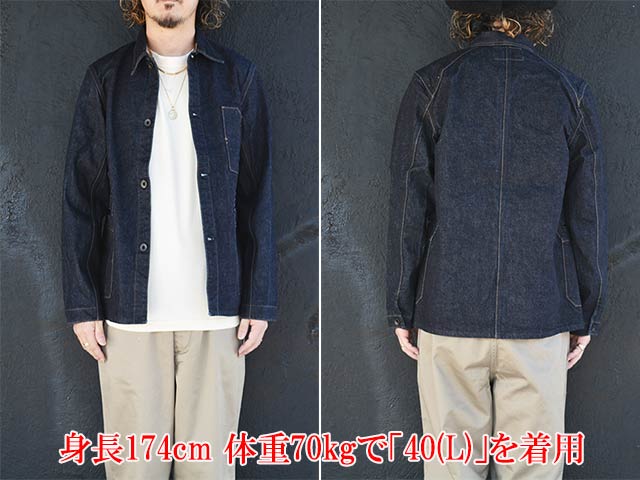 BLACK SIGN/ブラックサイン】「Denim Delta Jacket/デニムデルタ