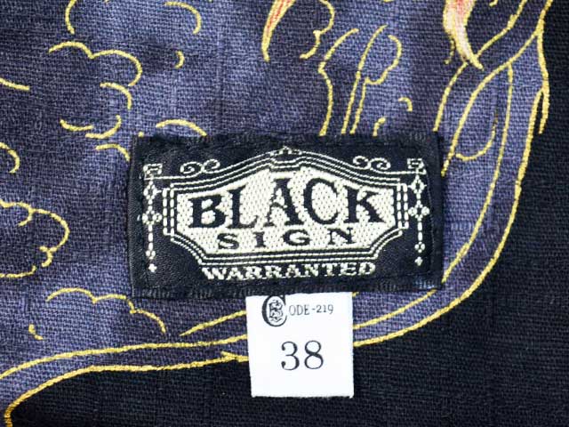 BLACK SIGN/ブラックサイン】2026SS「1930s Japanese Lion&Peony BLACK SIGN/ブラックサイン】2026SS「1930s Japanese Lion&Peony