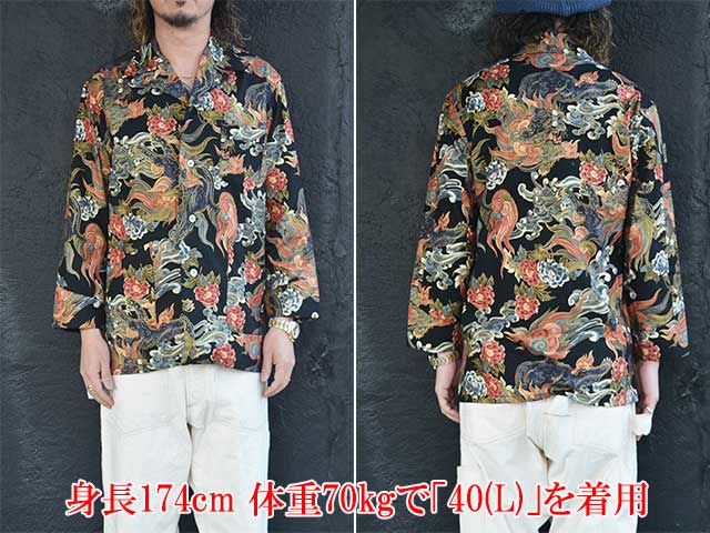 全2色【BLACK SIGN/ブラックサイン】2026SS「Night Shirt”Japanese