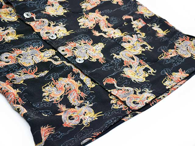 全2色【BLACK SIGN/ブラックサイン】2026SS「Late Night Shirt”Dragon
