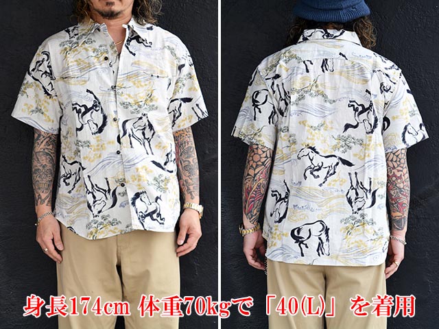 全2色【BLACK SIGN/ブラックサイン】2026SS「Geronimo Shirt”Raging