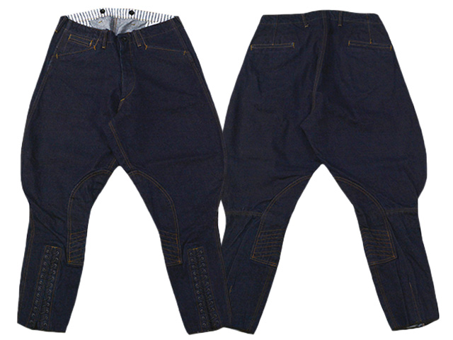 ゴールデンウィークセール　BLACK SIGN ブラックサイン　ブリーチーズ BLACK SIGN/ブラックサイン】「Dark Indigo Denim Sheriff Breeches