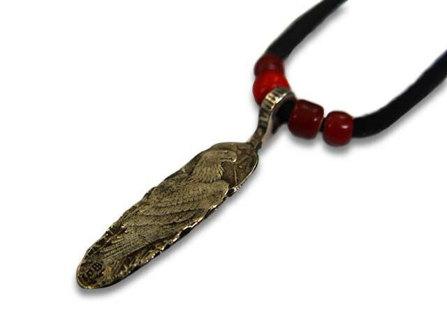 CHOOKE/チョーク】「Silver Dollar Feather Pendant Top”Straight CHOOKE/チョーク】「Silver Dollar Feather Pendant Top”Straight