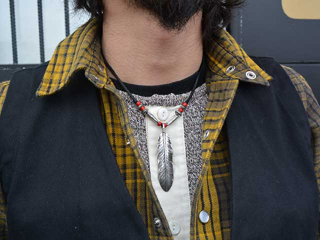 CHOOKE/チョーク】「Special Peace Feather Pendant Top”Left CHOOKE/チョーク】「Special Peace Feather Pendant Top”Left