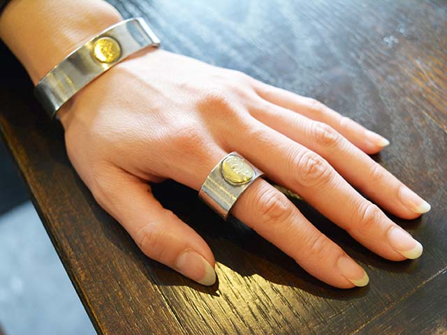 CHOOKE/チョーク】「Coin Silver Heavy Ring/コインシルバーヘビー