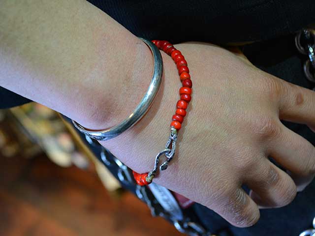 CHOOKE/チョーク】「Half Round Thunderbird Bangle”Wide”/ハーフ