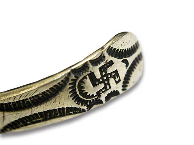 CHOOKE/チョーク】「Square Swastika Bangle”Wide”/スクエア