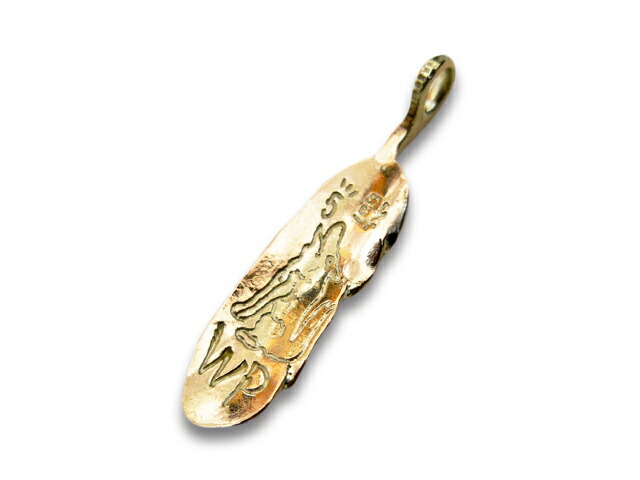 別注【CHOOKE/チョーク】「K10 Drawing Wolf Feather Top/10金