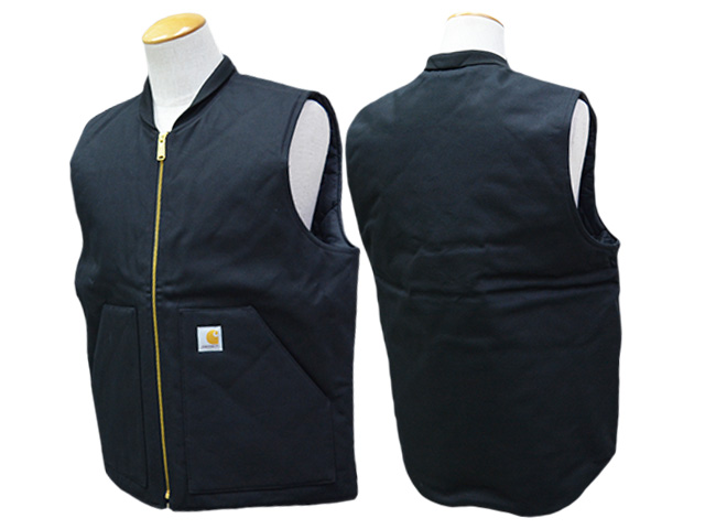 全2色【Carhartt/カーハート】「DUCK Vest/ダックベスト」(V01