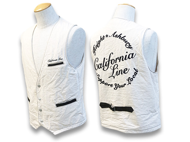 CALIFORNIA LINE/カリフォルニアライン】2023SS「White Duck Work Vest 