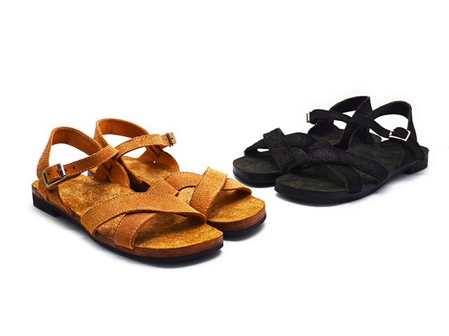 全2色【CLINCH/クリンチ】「Cross Sandal/クロスサンダル
