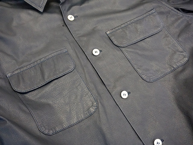 2026年 【CWORKS/シーワークス】2022SS「Deerskin Open Collar Shirts”Positive Three”/ディアスキンオープンカラーシャツ”ポジティブスリー”」(CWST008)アメカジ 【WSO2458935834】(89566円)