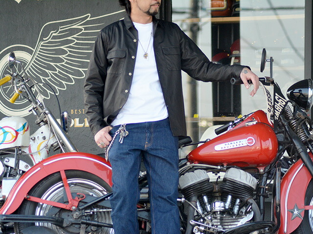 2026年 【CWORKS/シーワークス】2022SS「Deerskin Open Collar Shirts”Positive Three”/ディアスキンオープンカラーシャツ”ポジティブスリー”」(CWST008)アメカジ 【WSO2458935834】(89566円)