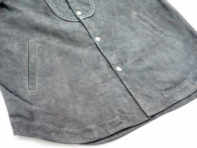 全2色【DRESS HIPPY/ドレスヒッピー】2023AW「Wood Stock Suede Shirt