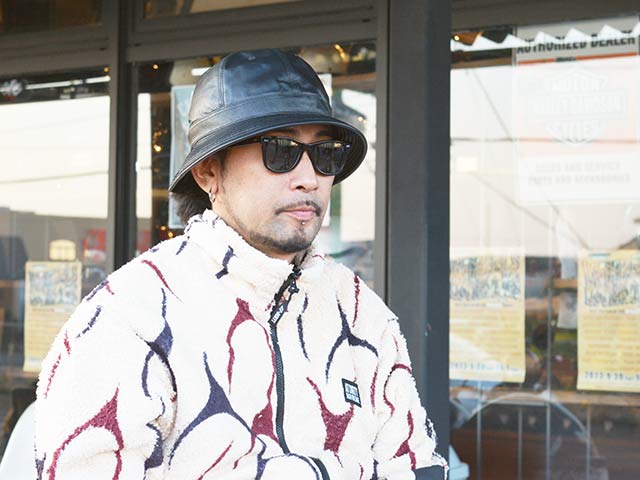 DRESS HIPPY/ドレスヒッピー】2023AW「Vegas Leather Hat/ベガスレザー