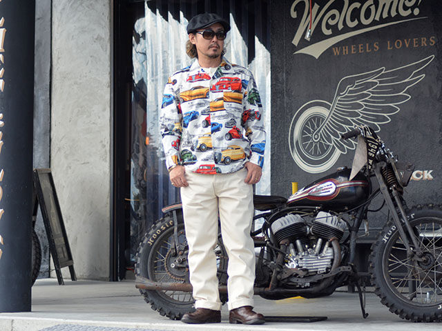 30% OFF)【DRESS HIPPY/ドレスヒッピー】2025AW「Car USA L/S Shirts